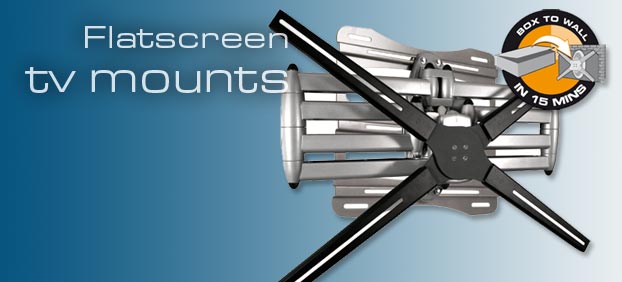 TV Wall Mounts for mounting LCD TVs, Flat Screen TVs. New generation of TV wall mount.